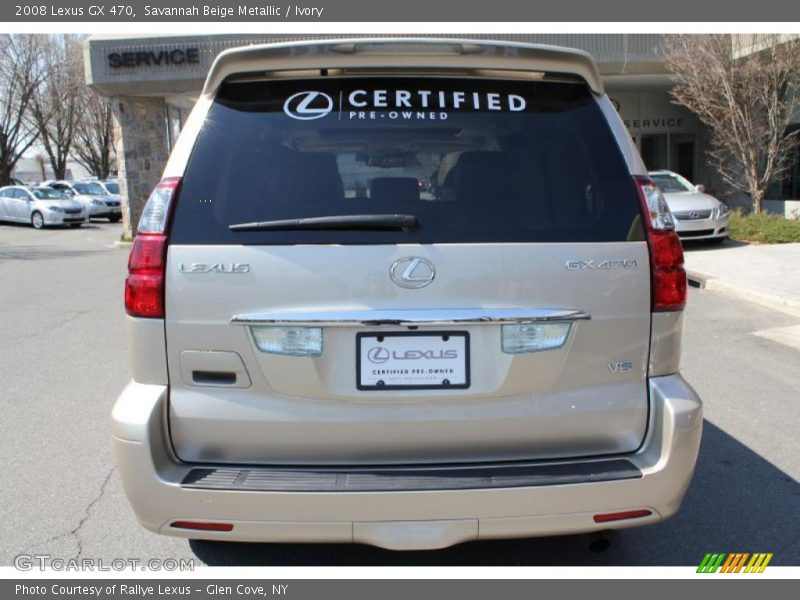 Savannah Beige Metallic / Ivory 2008 Lexus GX 470