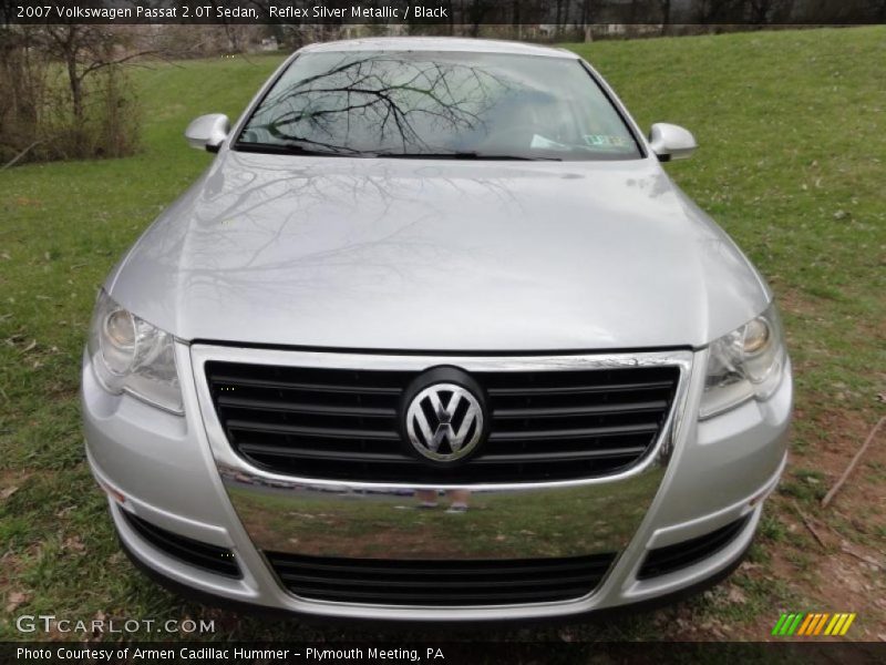 Reflex Silver Metallic / Black 2007 Volkswagen Passat 2.0T Sedan