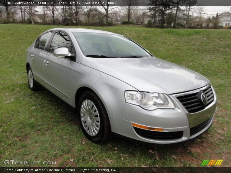 Reflex Silver Metallic / Black 2007 Volkswagen Passat 2.0T Sedan