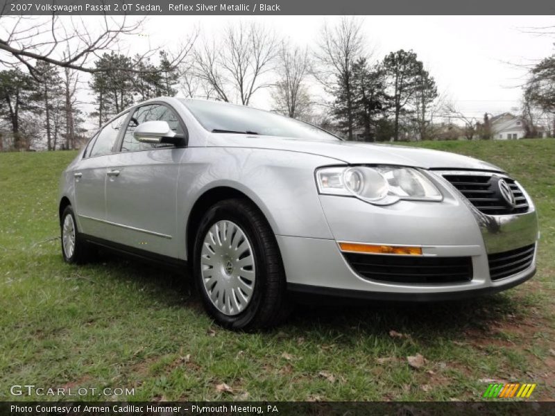Reflex Silver Metallic / Black 2007 Volkswagen Passat 2.0T Sedan