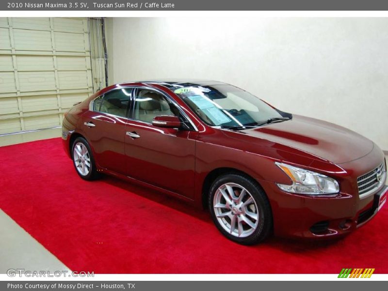 Tuscan Sun Red / Caffe Latte 2010 Nissan Maxima 3.5 SV