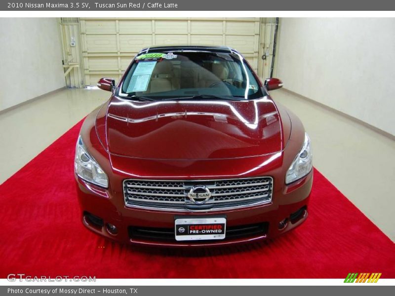 Tuscan Sun Red / Caffe Latte 2010 Nissan Maxima 3.5 SV