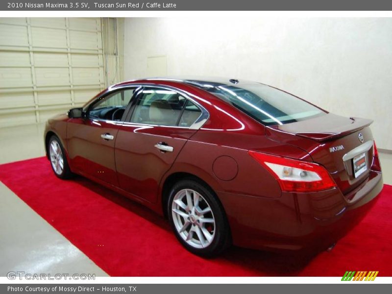 Tuscan Sun Red / Caffe Latte 2010 Nissan Maxima 3.5 SV