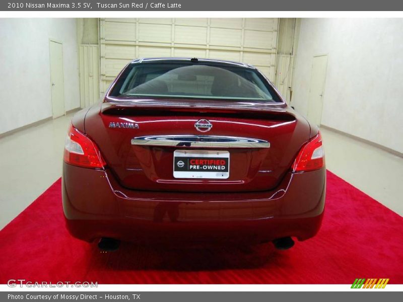 Tuscan Sun Red / Caffe Latte 2010 Nissan Maxima 3.5 SV
