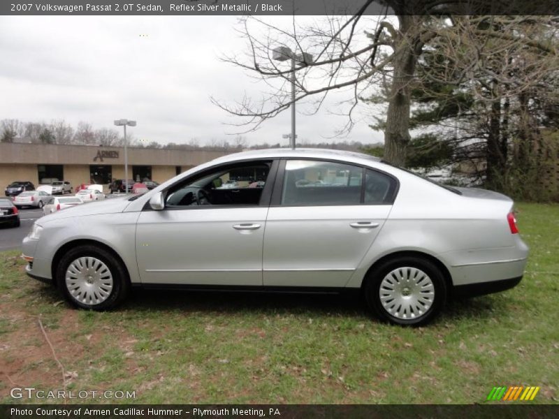 Reflex Silver Metallic / Black 2007 Volkswagen Passat 2.0T Sedan