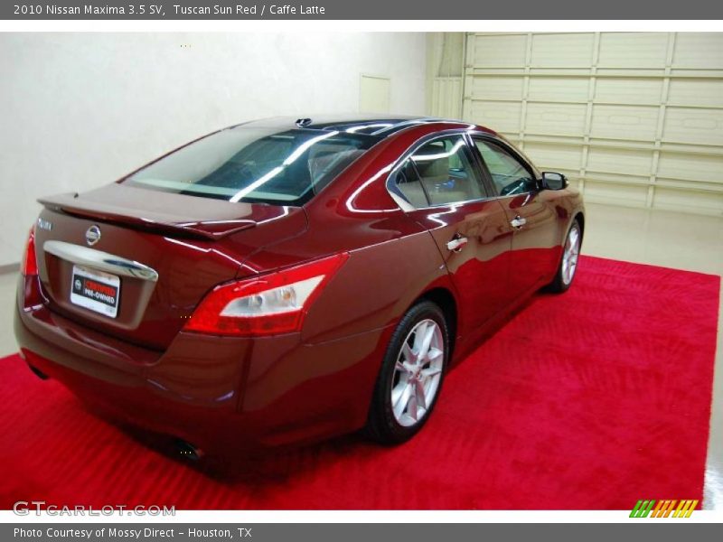 Tuscan Sun Red / Caffe Latte 2010 Nissan Maxima 3.5 SV