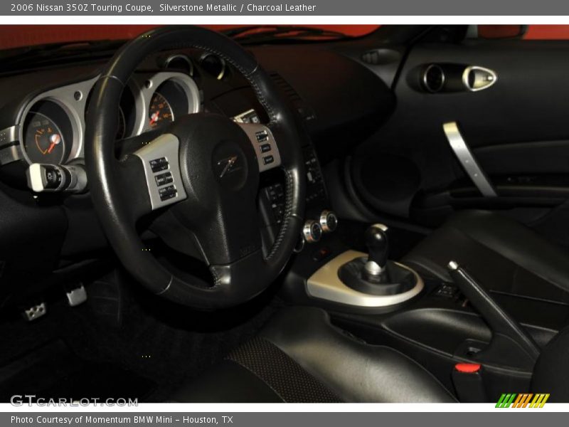 Silverstone Metallic / Charcoal Leather 2006 Nissan 350Z Touring Coupe