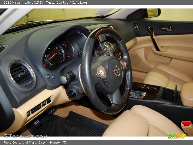 Tuscan Sun Red / Caffe Latte 2010 Nissan Maxima 3.5 SV