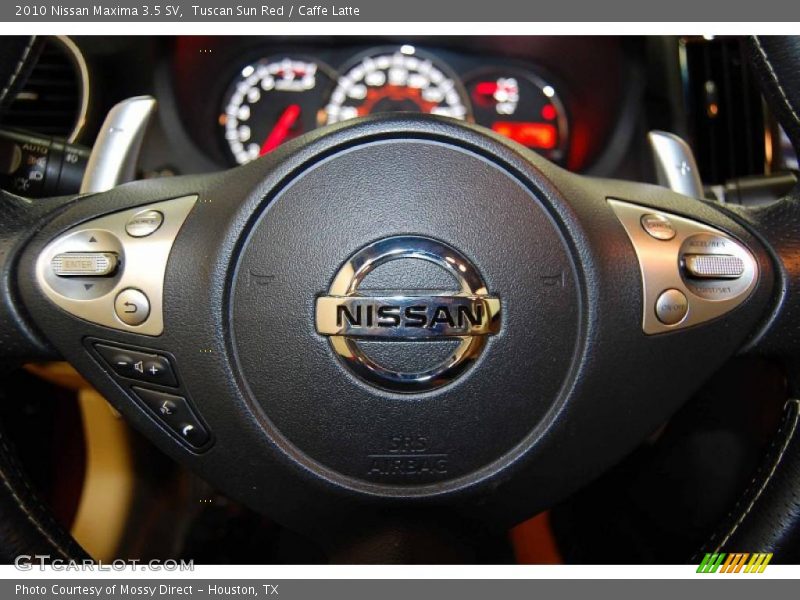 Tuscan Sun Red / Caffe Latte 2010 Nissan Maxima 3.5 SV