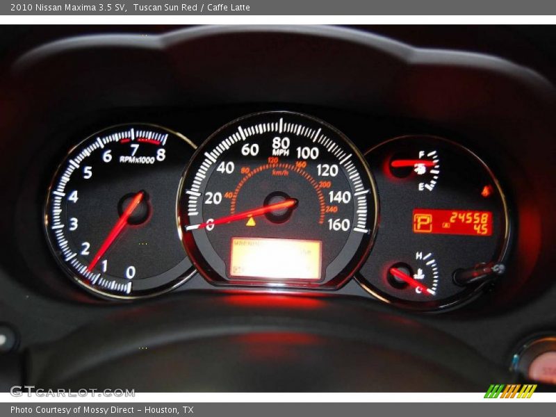 Tuscan Sun Red / Caffe Latte 2010 Nissan Maxima 3.5 SV