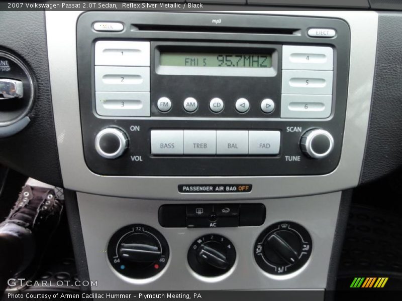 Reflex Silver Metallic / Black 2007 Volkswagen Passat 2.0T Sedan