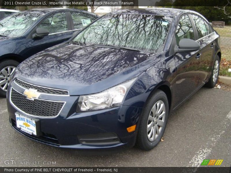 Imperial Blue Metallic / Jet Black/Medium Titanium 2011 Chevrolet Cruze LS