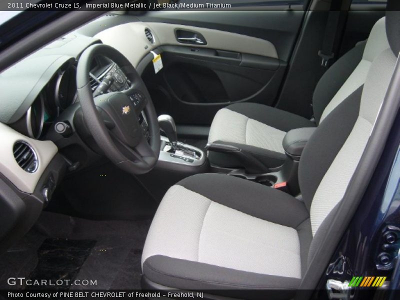 Imperial Blue Metallic / Jet Black/Medium Titanium 2011 Chevrolet Cruze LS
