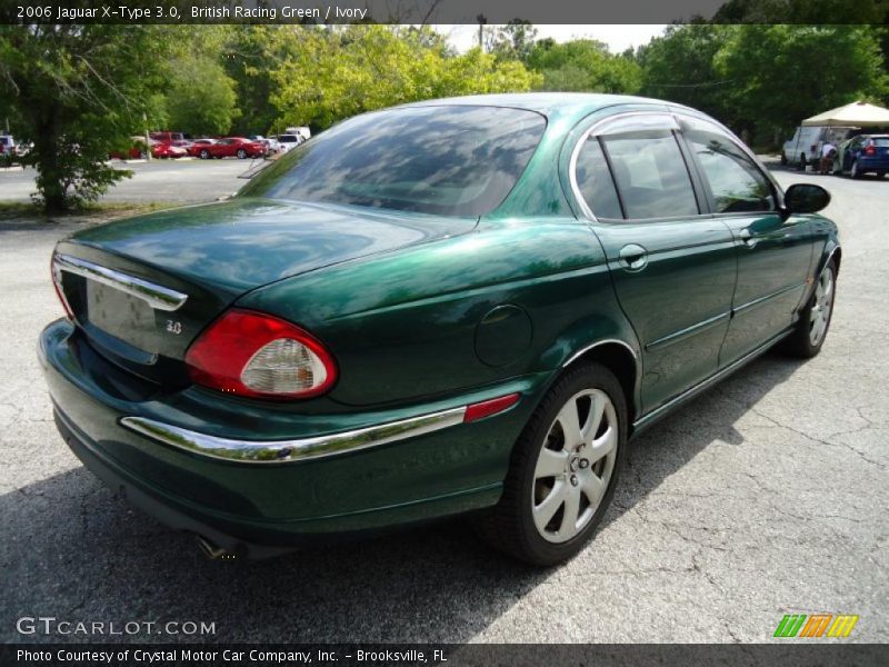 British Racing Green / Ivory 2006 Jaguar X-Type 3.0
