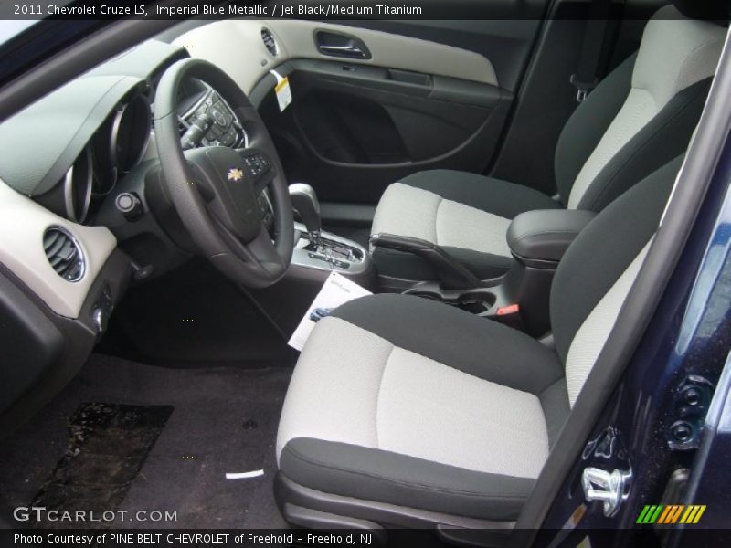 Imperial Blue Metallic / Jet Black/Medium Titanium 2011 Chevrolet Cruze LS