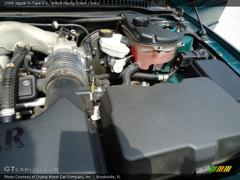British Racing Green / Ivory 2006 Jaguar X-Type 3.0