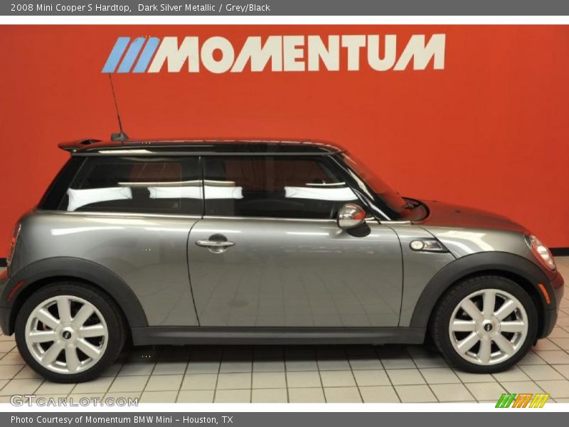 Dark Silver Metallic / Grey/Black 2008 Mini Cooper S Hardtop