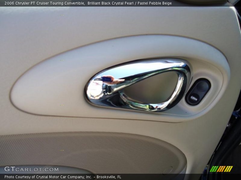 Brilliant Black Crystal Pearl / Pastel Pebble Beige 2006 Chrysler PT Cruiser Touring Convertible