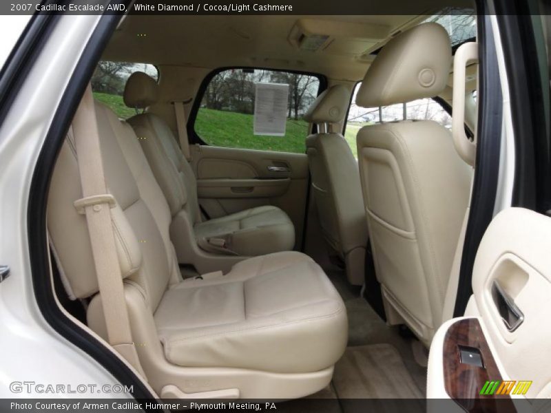 White Diamond / Cocoa/Light Cashmere 2007 Cadillac Escalade AWD