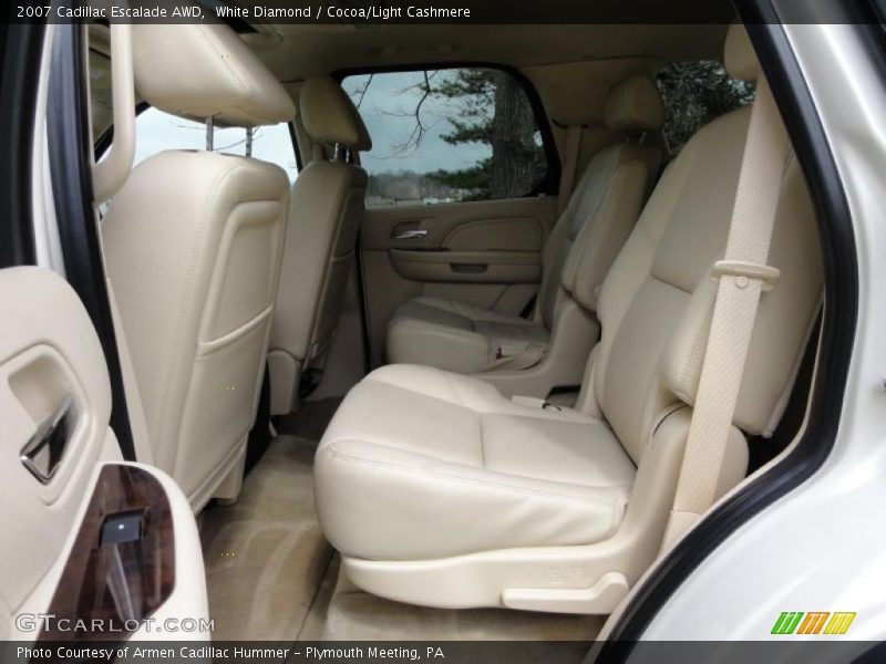 White Diamond / Cocoa/Light Cashmere 2007 Cadillac Escalade AWD