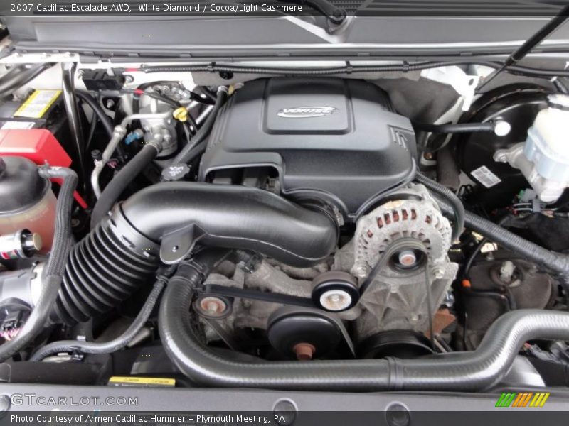 White Diamond / Cocoa/Light Cashmere 2007 Cadillac Escalade AWD
