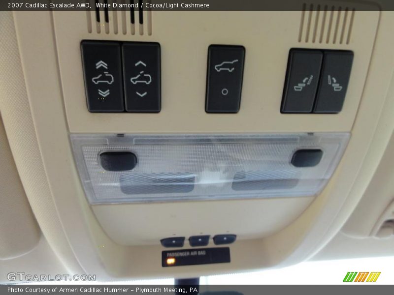 White Diamond / Cocoa/Light Cashmere 2007 Cadillac Escalade AWD