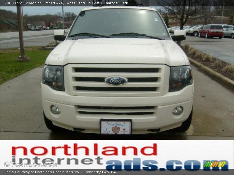 White Sand Tri Coat / Charcoal Black 2008 Ford Expedition Limited 4x4