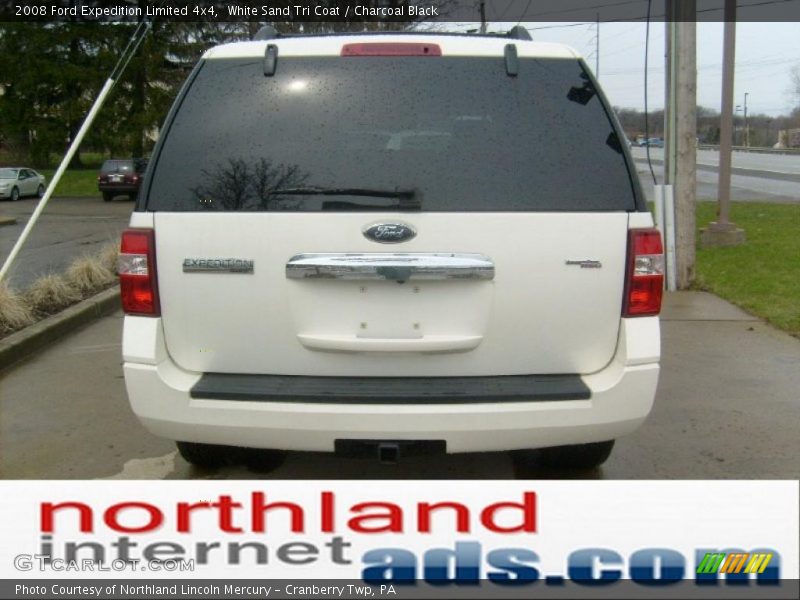 White Sand Tri Coat / Charcoal Black 2008 Ford Expedition Limited 4x4