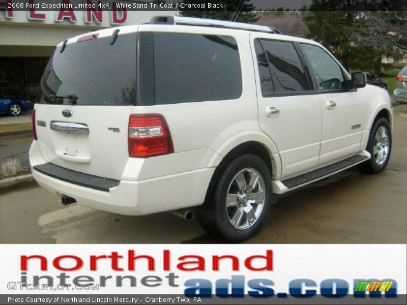 White Sand Tri Coat / Charcoal Black 2008 Ford Expedition Limited 4x4