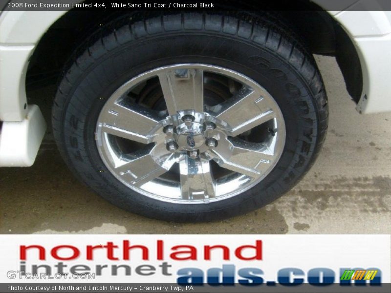 White Sand Tri Coat / Charcoal Black 2008 Ford Expedition Limited 4x4