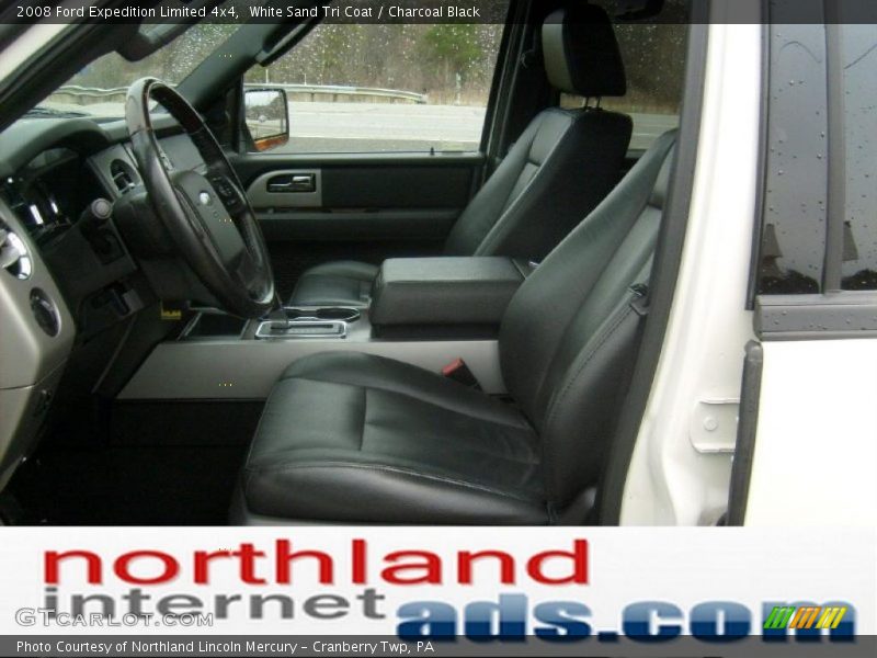 White Sand Tri Coat / Charcoal Black 2008 Ford Expedition Limited 4x4