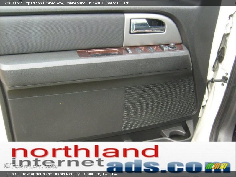 White Sand Tri Coat / Charcoal Black 2008 Ford Expedition Limited 4x4