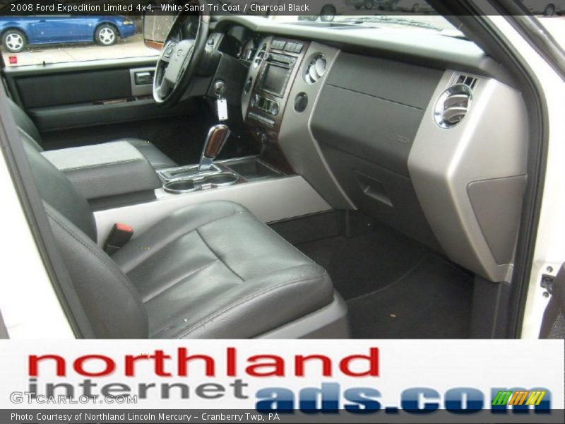 White Sand Tri Coat / Charcoal Black 2008 Ford Expedition Limited 4x4