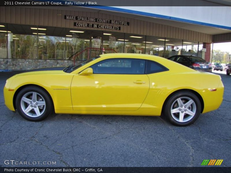 Rally Yellow / Black 2011 Chevrolet Camaro LT Coupe