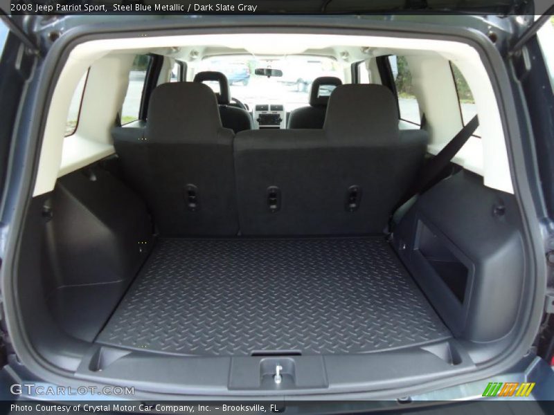 Steel Blue Metallic / Dark Slate Gray 2008 Jeep Patriot Sport