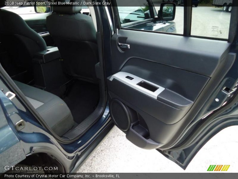 Steel Blue Metallic / Dark Slate Gray 2008 Jeep Patriot Sport