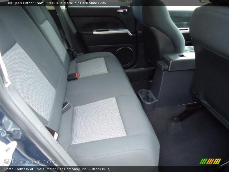 Steel Blue Metallic / Dark Slate Gray 2008 Jeep Patriot Sport