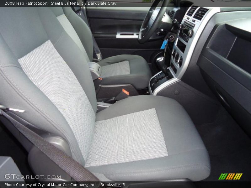 Steel Blue Metallic / Dark Slate Gray 2008 Jeep Patriot Sport