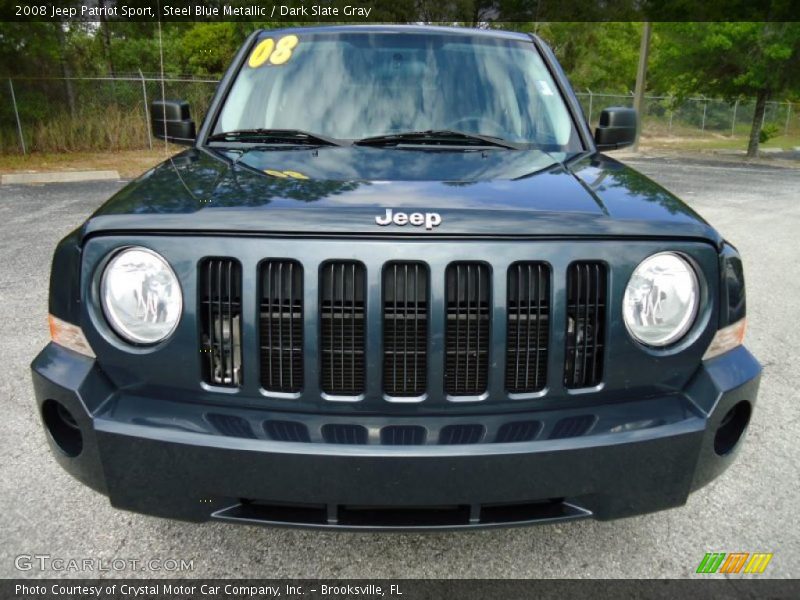Steel Blue Metallic / Dark Slate Gray 2008 Jeep Patriot Sport