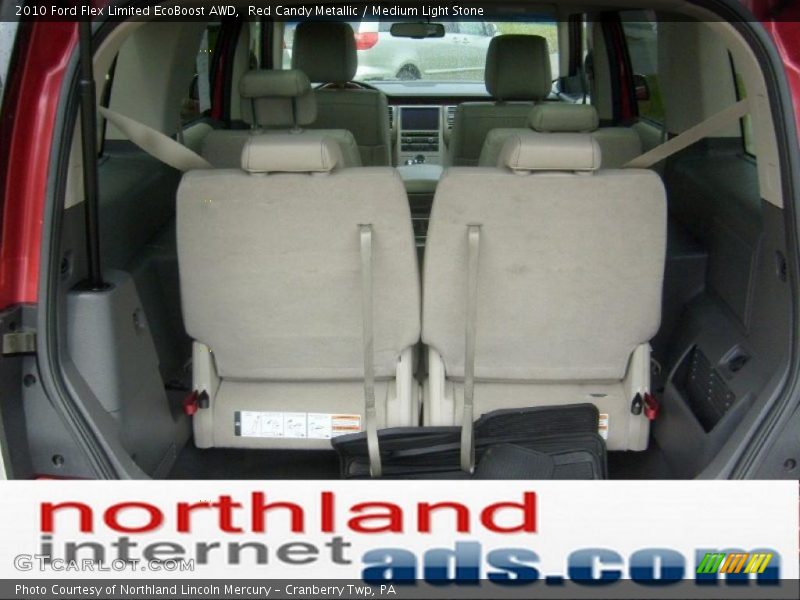 Red Candy Metallic / Medium Light Stone 2010 Ford Flex Limited EcoBoost AWD