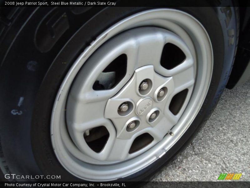 Steel Blue Metallic / Dark Slate Gray 2008 Jeep Patriot Sport