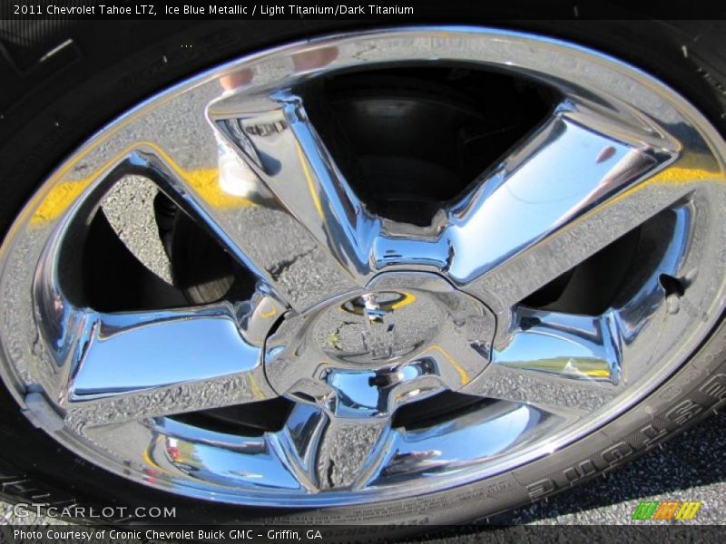 Ice Blue Metallic / Light Titanium/Dark Titanium 2011 Chevrolet Tahoe LTZ
