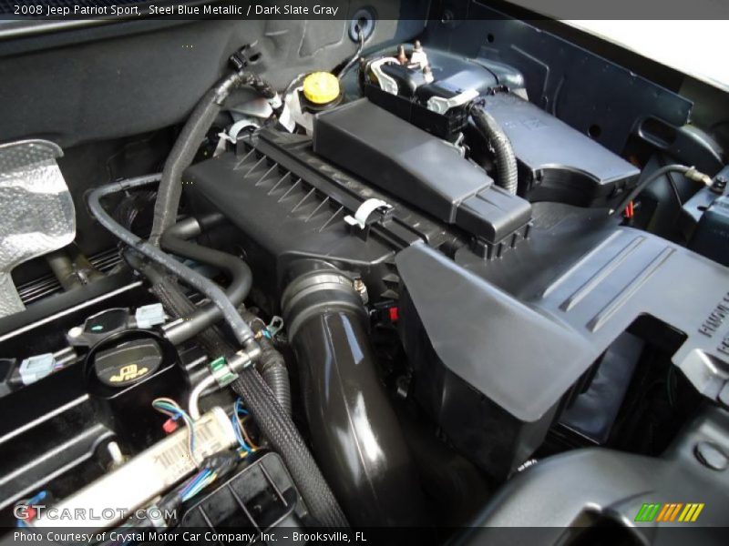 Steel Blue Metallic / Dark Slate Gray 2008 Jeep Patriot Sport