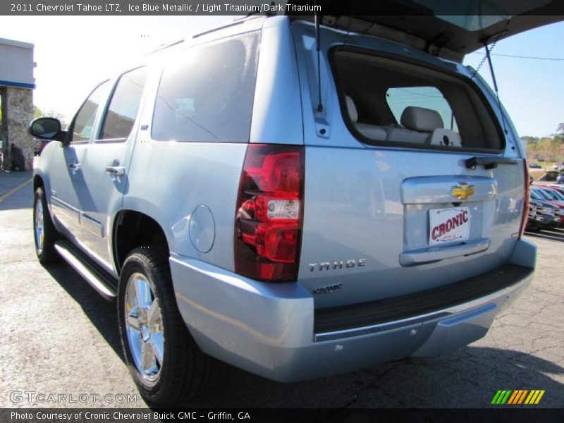 Ice Blue Metallic / Light Titanium/Dark Titanium 2011 Chevrolet Tahoe LTZ