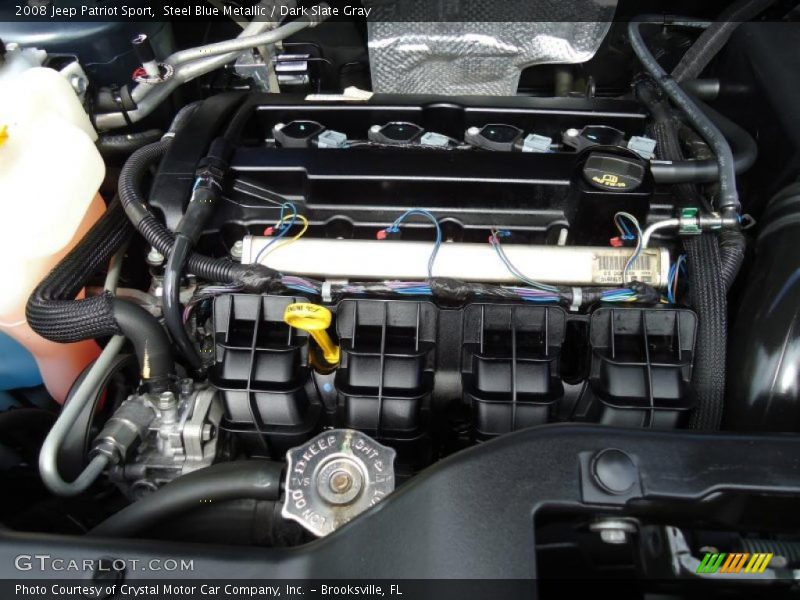 Steel Blue Metallic / Dark Slate Gray 2008 Jeep Patriot Sport