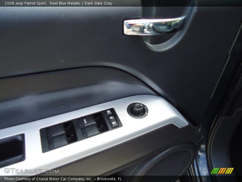 Steel Blue Metallic / Dark Slate Gray 2008 Jeep Patriot Sport
