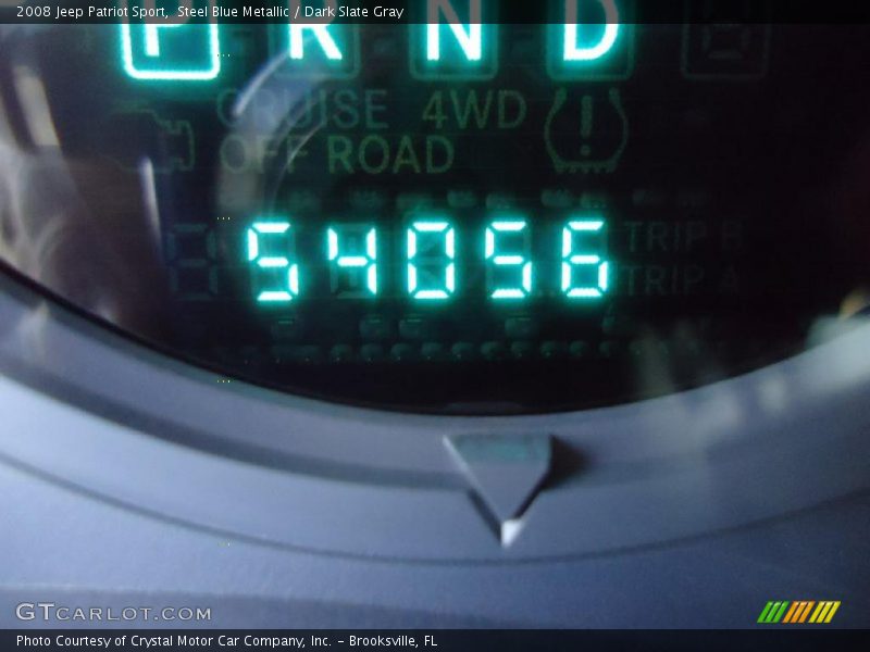 Steel Blue Metallic / Dark Slate Gray 2008 Jeep Patriot Sport