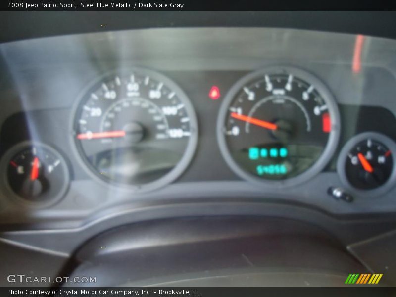 Steel Blue Metallic / Dark Slate Gray 2008 Jeep Patriot Sport