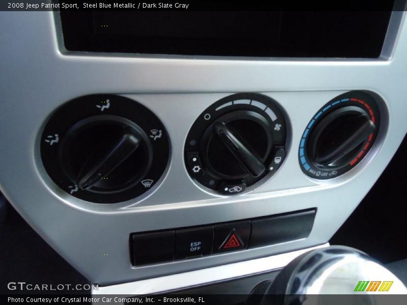 Steel Blue Metallic / Dark Slate Gray 2008 Jeep Patriot Sport
