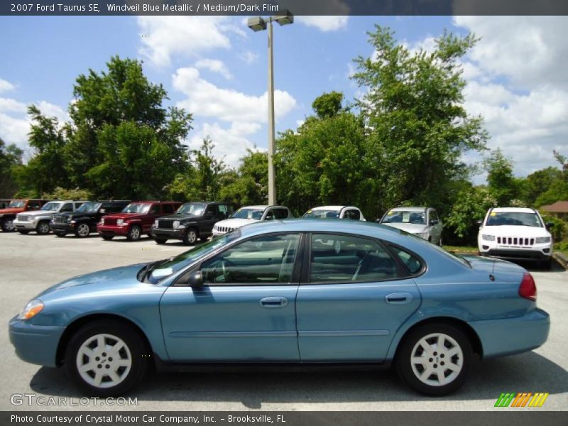 Windveil Blue Metallic / Medium/Dark Flint 2007 Ford Taurus SE